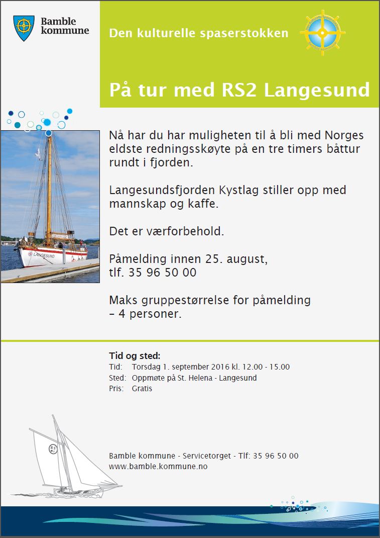 På tur med RS2 Langesund