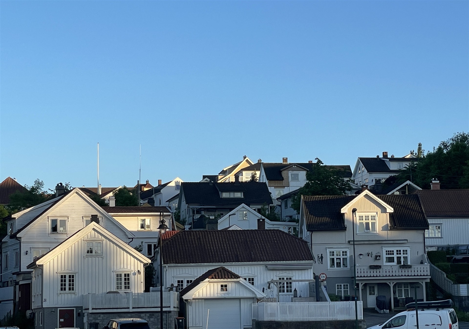 Trehus tett i tett