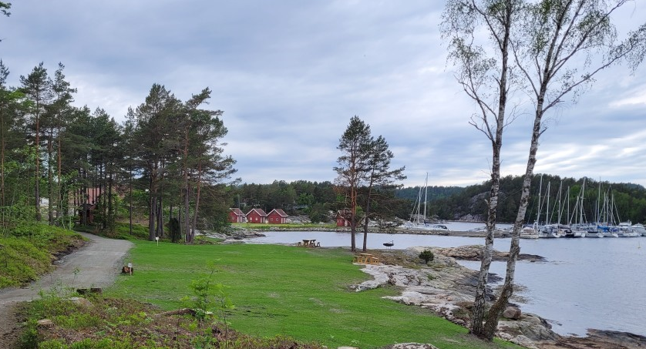 Bålplass Rødlandet - Klikk for stort bilde
