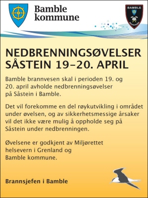 Nedbrenningsøvelser Såstein